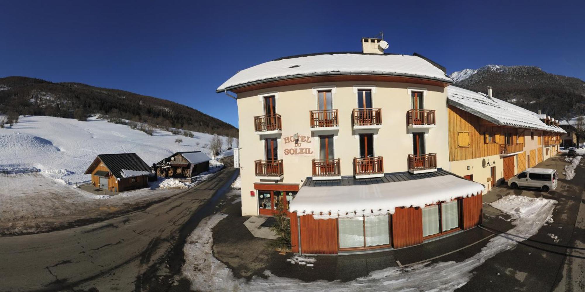 Hôtel du Soleil Aillon-le-Jeune Exterior foto
